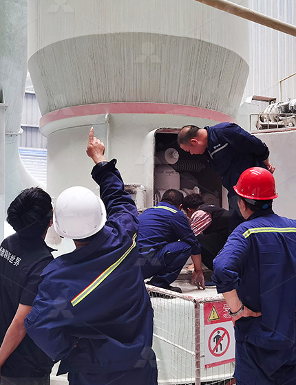 發(fā)貨后，黎明重工派遣專業(yè)技術(shù)人員親赴現(xiàn)場(chǎng)，進(jìn)行售后的安裝、調(diào)試、投產(chǎn)等一系列工作，目前該項(xiàng)目運(yùn)行情況良好，生產(chǎn)效率大大提高，電能消耗有效降低，當(dāng)?shù)丨h(huán)境明顯改善，實(shí)現(xiàn)了